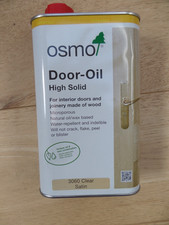 Osmo 1L 3060 Clear Satin Door Oil 100% ORIGINAL 1000ml New & Sealed