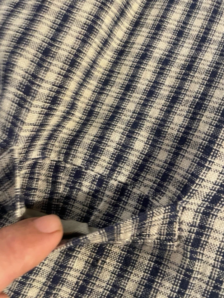 Chaleco de Colección para Hombres Años 90 Robert Stock Cuadros 23 A2A 23 Longitud Foto 4 de 4