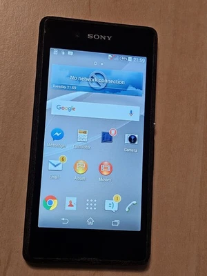 Sony Xperia E3 D2203 Smartphone 4GB, Black, Unlocked - Image 1 of 4