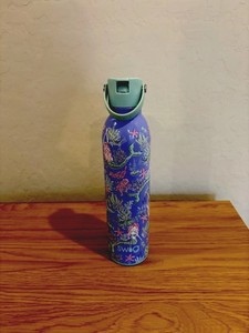 Swig Flip and Sip Under the Sea Mermaid Flip Straw Water Bottle Stainless Steel