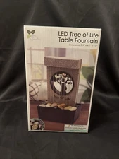 New In Box LED TREE OF LIFE FOUNTAIN FOR INDOOR USE - By NM Signature- Gift