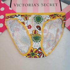 Rare VTG Victoria's Secret Signature Cotton Low Rise Bikini Panty Size M