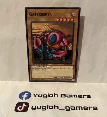 YUGIOH GATEKEEPER SBSC 1st EDITION COMMON PLAYED