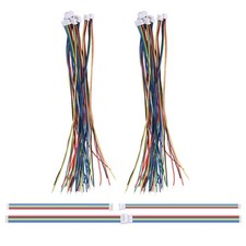 10 Pairs 1.25mm 5PIN Micro Male Female Connector Plug with 28 AWG 150mm Wire