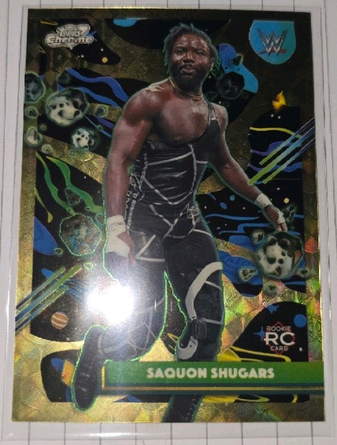 Topps 2026 Cosmic Chrome Saquon Shugars Rookie Superfractor 1/1  #197 WWE NXT