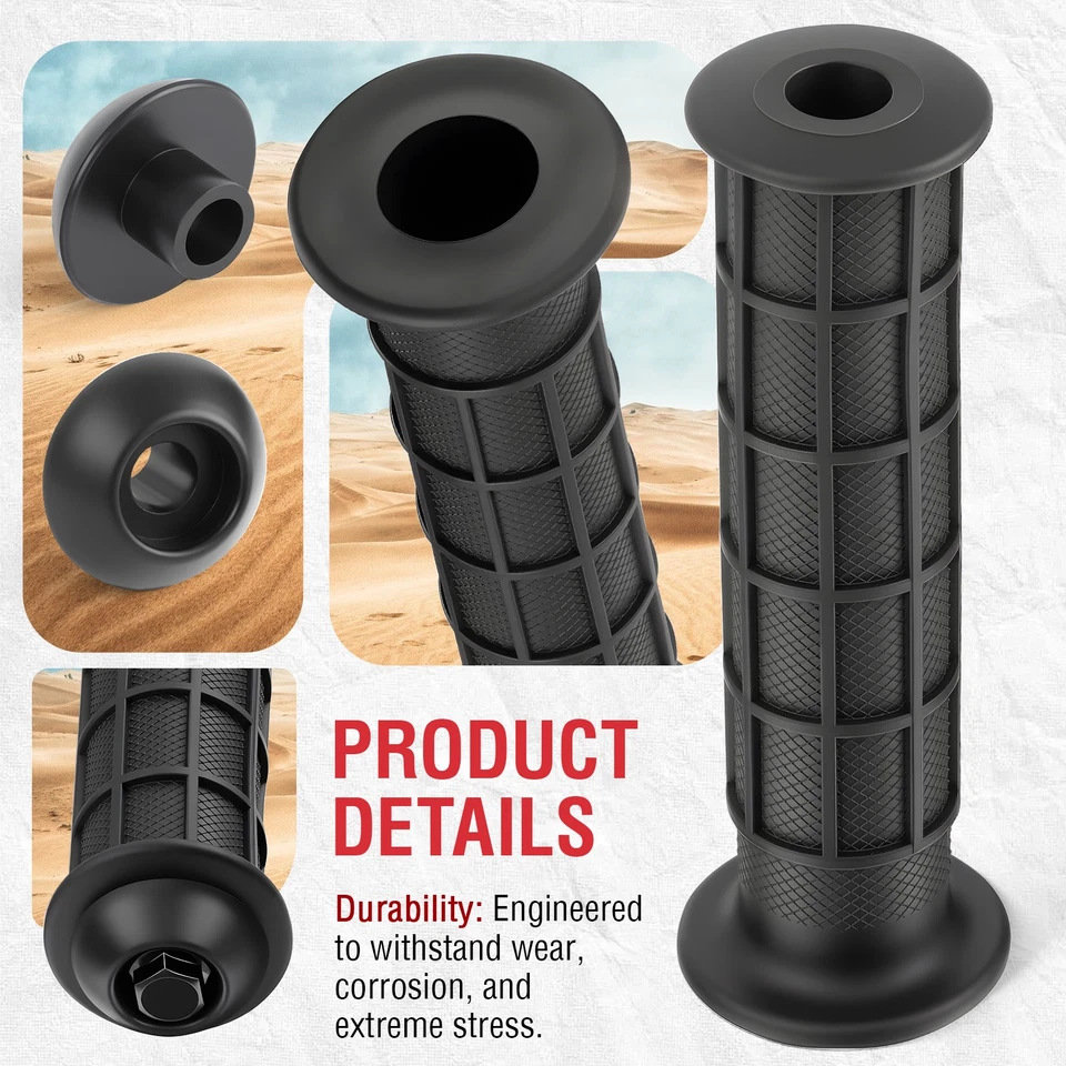 Protector de extremo de 2 manijas y manillar con tornillo para Honda FourTrax 125 250 300 350 Foto 2 de 4