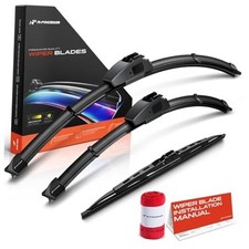 24" 18" 12" Windshield Wiper Blades Compatible with Chevrolet Equinox 2018