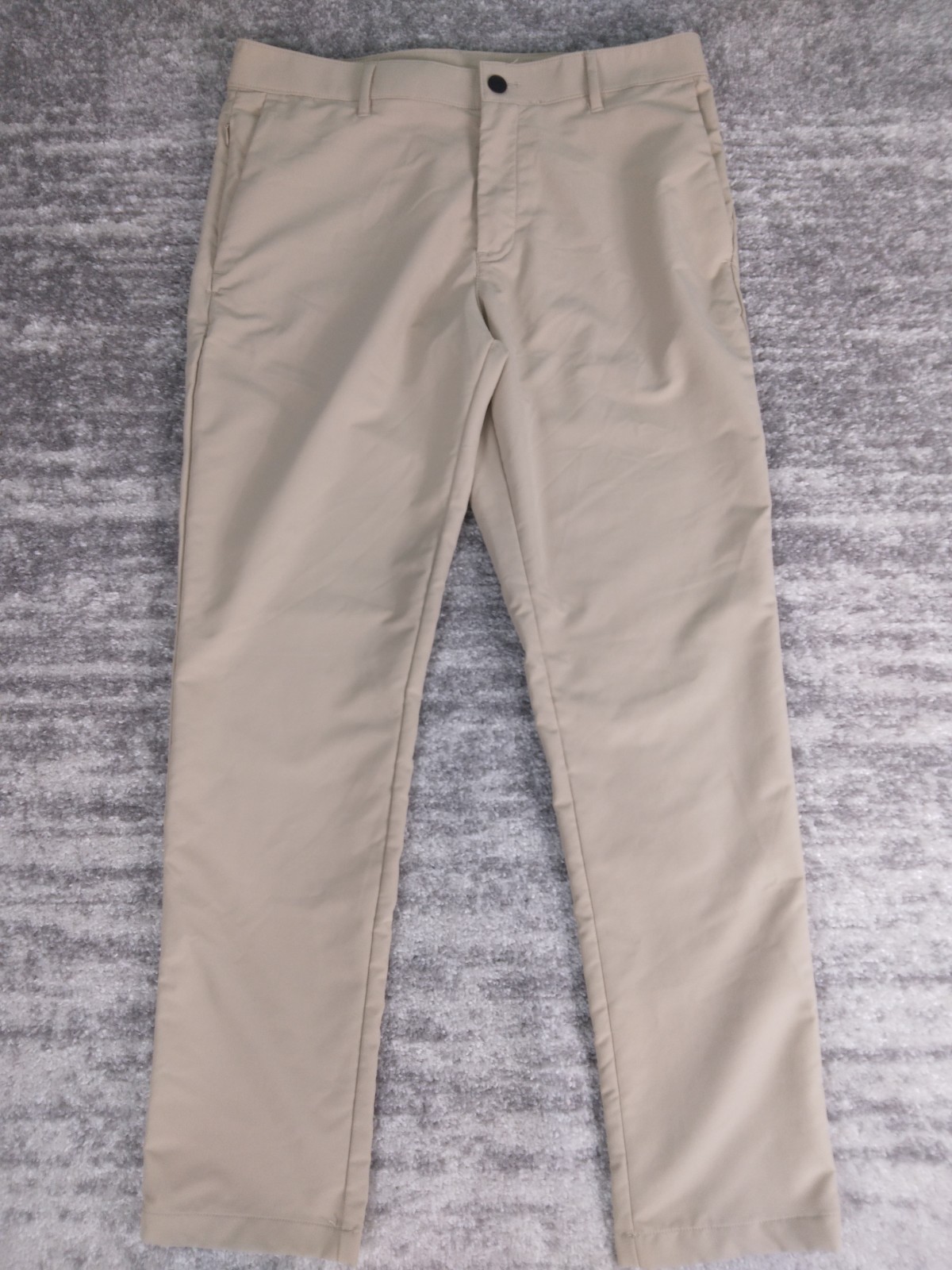 Banana Republic Pants Men's 32 Tan Flat Front Stretch Slim Fit 32x30