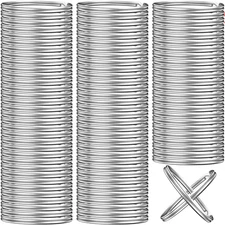 200PCS Key Rings Bulk Split Key Rings Keychain Rings and Crafts 1 Inch (25Mm)