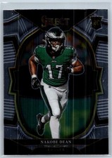 Nakobe Dean 2022 Panini Select RC Rookie #80 Philadelphia Eagles