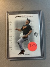 2001 SP Authentic #19 Cal Ripken Jr. Baltimore Orioles BASEBALL CARD HOF