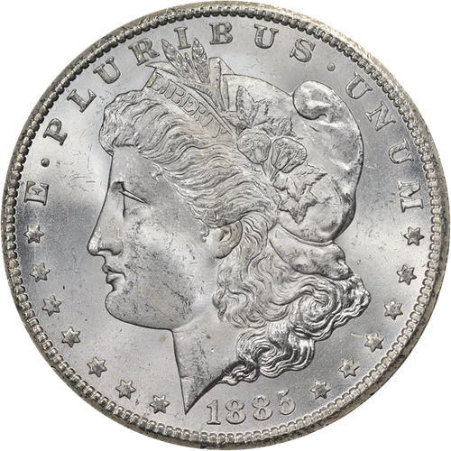 1885-CC GSA Morgan Silver Dollar NGC MS63 Superb Eye Appeal Strong Strike