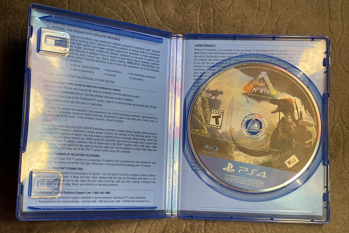 Ark: Survival Evolved (Sony PlayStation 4, 2017) Tested PS4 Ark: Survival Evolved (Sony PlayStation 4, 2017) Tested PS4