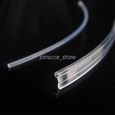 2mm Plastic Blade Skirt Housing Tube Side Glow Optic Fiber Cable Car Light Decor