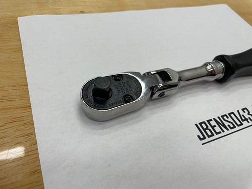 Snap-on Tools USA NEW BLACK 3/8" Drive Hard Grip Flex Head Ratchet FHFD80A - 第 7/10 張圖片