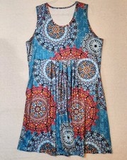 Summer Dresses for Women  Sleeveless Casual Beach Sundress With Pockets 3XL