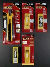 New! OLFA UTC-1 Utility Hobby Craft Knife + Standard, Rounded Tip & Hook Blades!