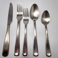 Simply Essential Milton 5-Pc Place Setting Flatware 18/0 Stainless Satin