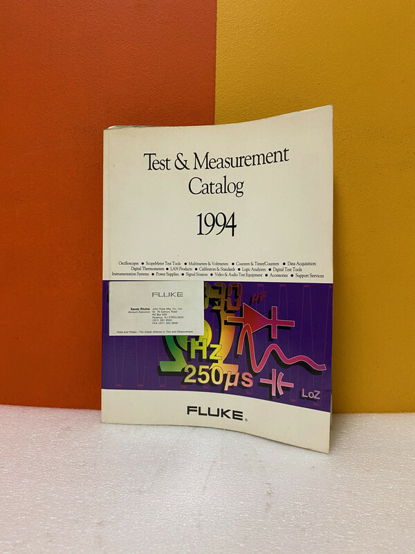 Fluke Test &amp; Measurement Catalog 1994 | eBay
