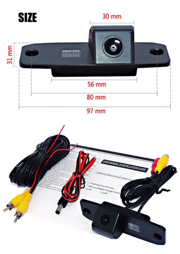 HD Car Reverse Camera For Kia Carens Sportage Mk3 Sorento Mk2 Number Plate Light - Picture 4 of 11