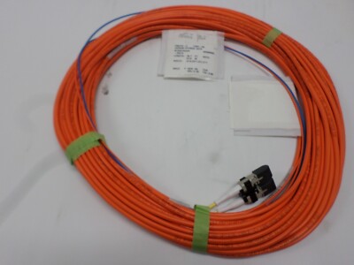 USED 78 ft Multimode Duplex Fiber Optic Cable Orange 