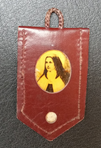 Rare Reliquaire – Tissu De Sainte Thérèse – Étoffe Ayant Touché à La Sainte – France
