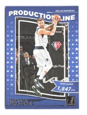 2022-23 Donruss Luka Doncic Production Line Press Proof 9 Parallel Mavericks