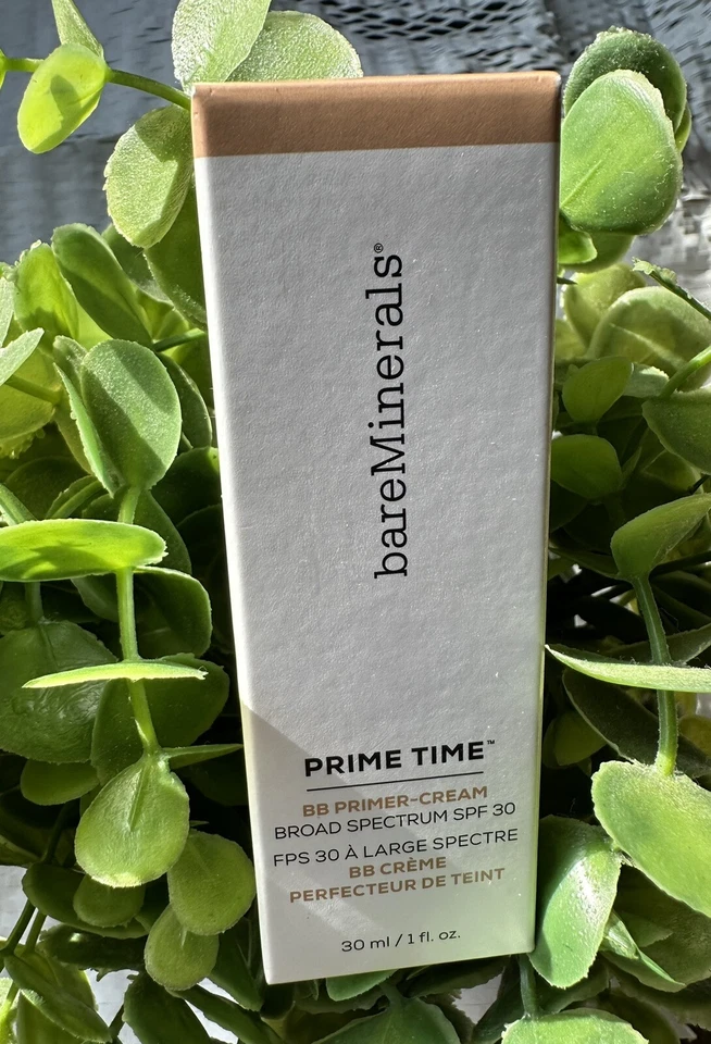 bareMinerals Prime Time BB Primer Cream FPS 30 MÉDIO - 30ml/1 oz. - NOVO! - Imagem 2 de 4