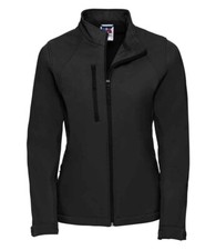 Russell Softshell Jacket R140f Ladies Winter Wear Warm Fleece Coat Black S