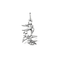 SilberanhäNger KettenanhäNger AnhäNger F Kette 925 Silber Zirkon Echtschmuck