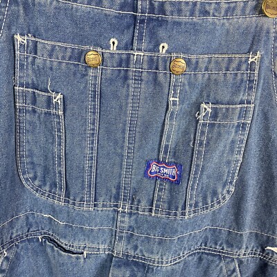 Vintage 1960s Big Smith Denim Overalls 