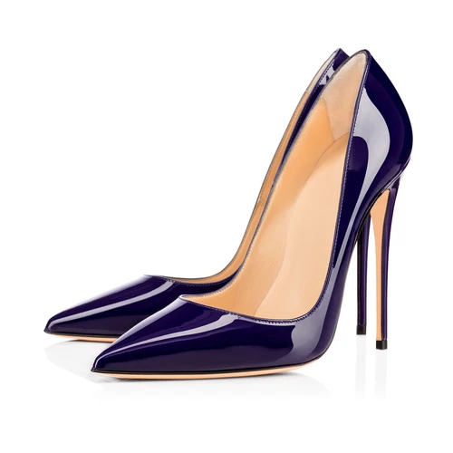 Sexy Damen-Stiletto-High-Heels spitz zulaufend Büro OL Arbeit eleganter Schuh Übergröße - Bild 38 von 50