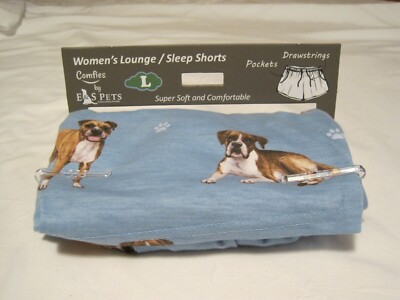 COMFIES WOMEN'S LOUNGE/SLEEP SHORTS SUPER SOFT & COMFORTABLE SIZE-L BOXER