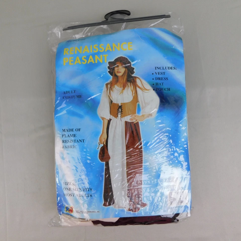 Disfraz de festival de disfraces de Halloween campesino renacentista de lujo para mujer #3457 Foto 3 de 4