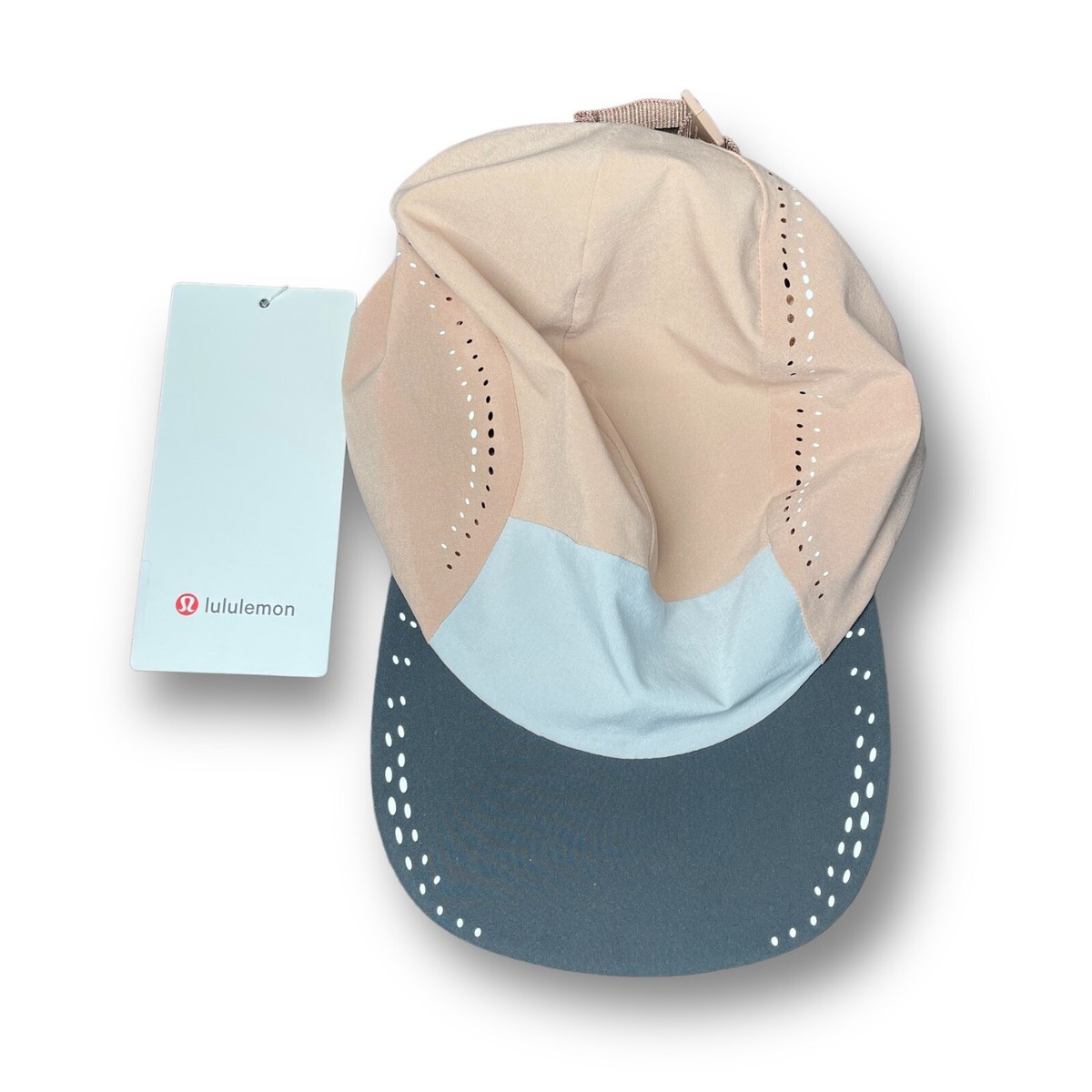 NWT Lululemon Lightweight Crushable Running Hat Graphite/Pink Clay/Seal Grey NWT* Lululemon Lightweight Crushable Running Hat Unisex Size  main image 2