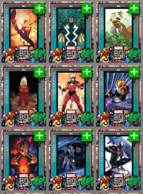 Topps Marvel Collect: Marvel 80 Years Celebration *You Pick * Waves 1-8 Digital