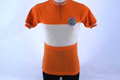 Classic Wool Napoleone Sport Jersey Orange Size 42