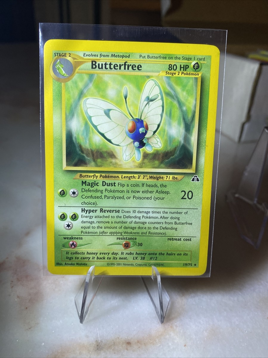 1995 butterfree pokemon card value Butterfree [D Edition Error] #33 Prices | Pokemon Jungle