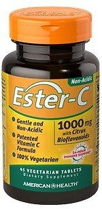 American Health Products Ester-C 1000 мг с цитрусовыми биофлавоноидами 45 VegTab 2990₽