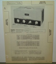 SAMS PHOTOFACT FOLDER 14-20 NEWCOMB MODEL H-10