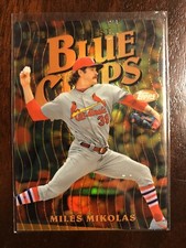 2019 Topps Finest Blue Chips Gold #FBC-MM Miles Mikolas /50