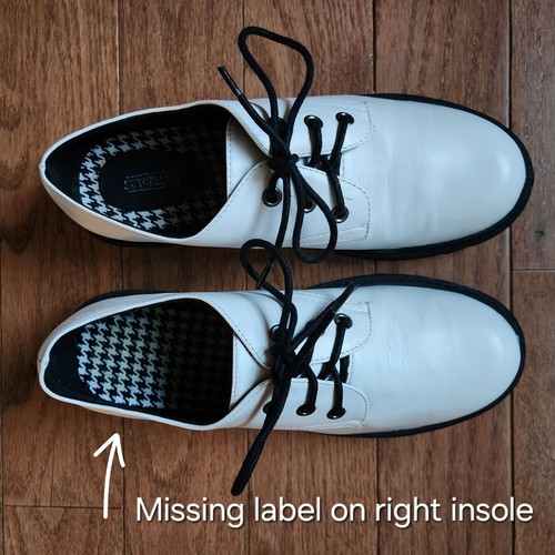 SEYCHELLES Womens size 7M White Lace-up Oxford Black Platform Shoes "Katie" NWOT - Picture 12 of 12