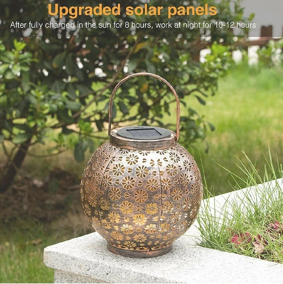 Hepside Solar Lanterns Outdoor, Hanging Solar Powered Lantern Waterproof LED... - Image 3 of 4