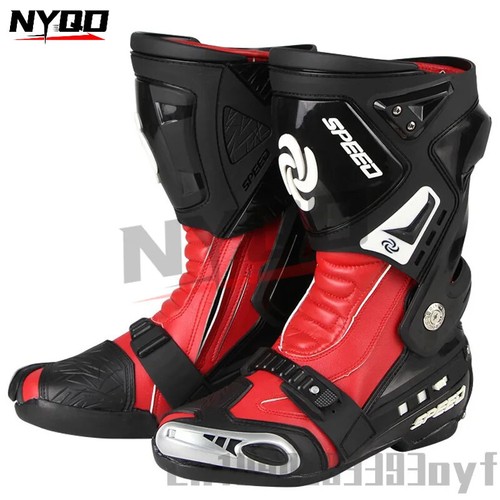 Men's Motorcycle Boots with Ankle Protection for Off-Road Riding - Picture 5 of 14