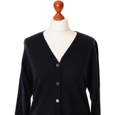 Pull Femme Bleu Ciel En Soie Et Coton Katmaï - Taille L/XL, Col Cheminée - Occasion Très Bon état