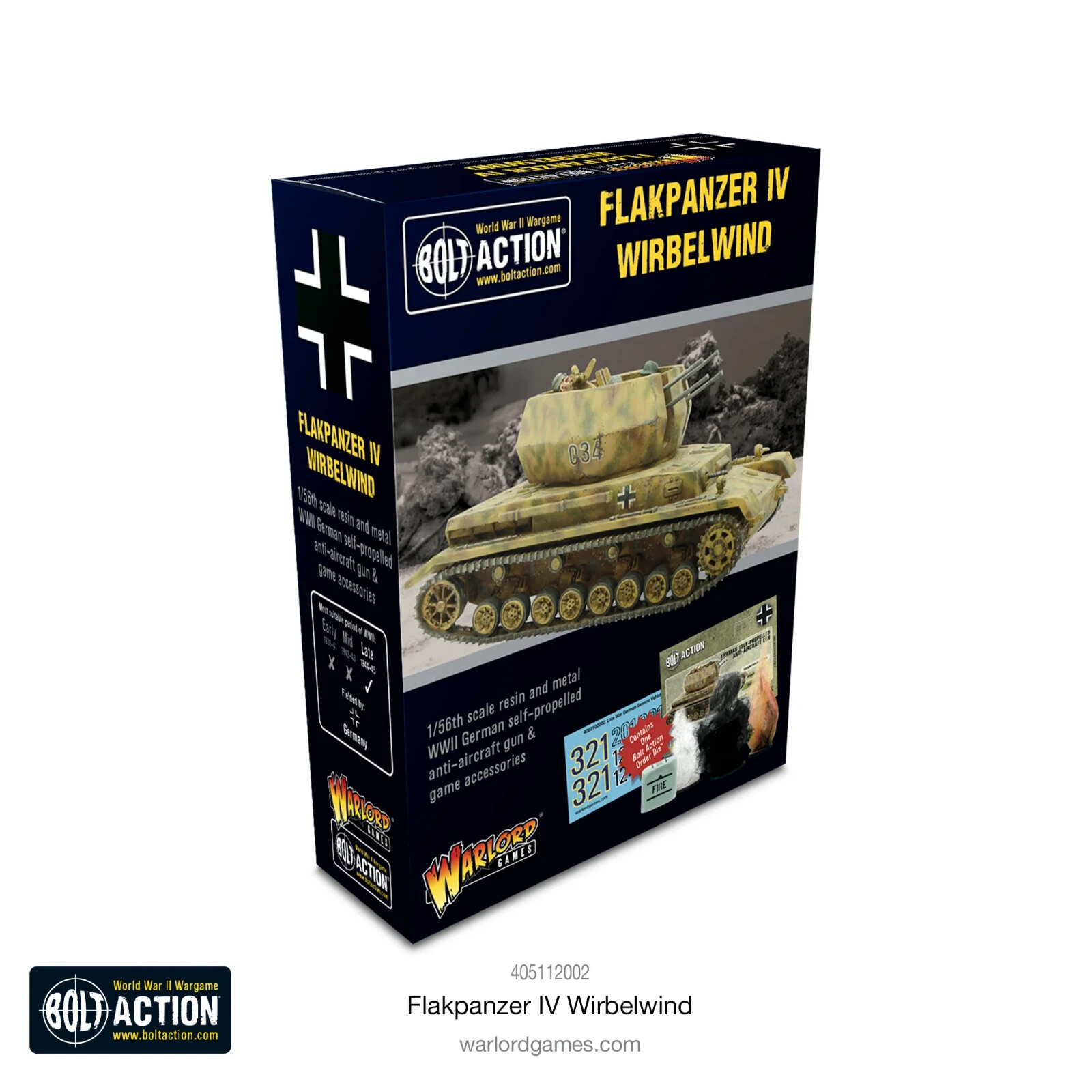 Flakpanzer IV Wirbelwind - Warlord Bolt Action (BNIB)