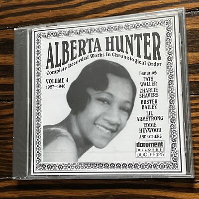 Alberta Hunter: Complete Recorded Works in Chronological Order, Vol. 4 (NEW) -..