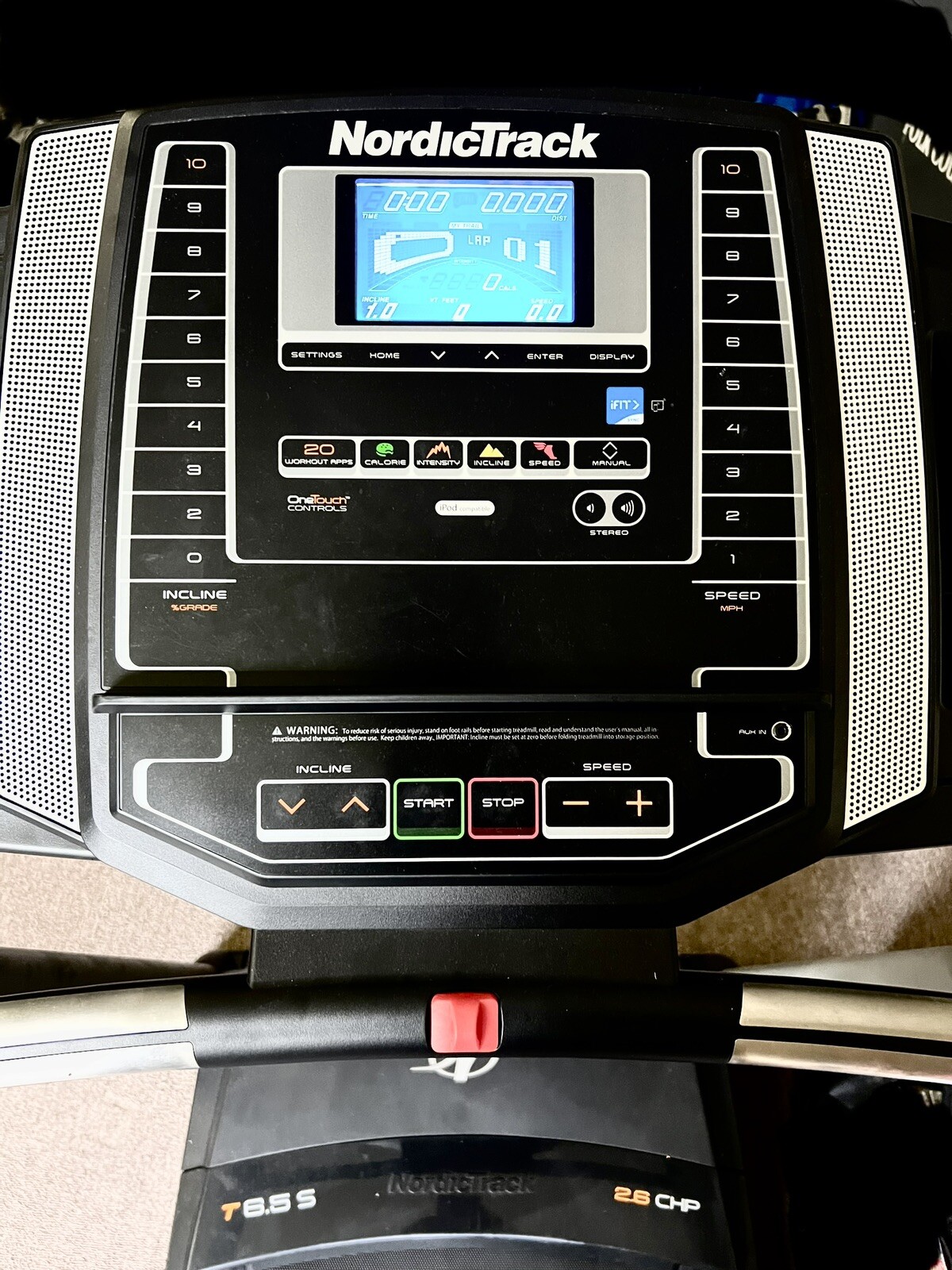 NordicTrack T 6.5 Series Treadmill Corded Electric Black (NTL17915