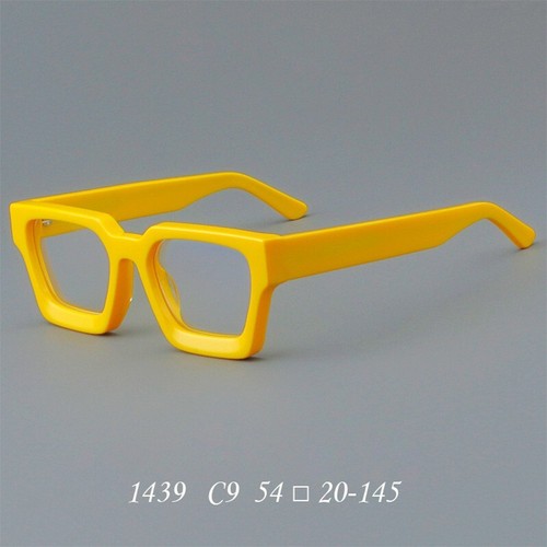Gafas cuadradas de acetato de gran tamaño marco de gafas de acetato grueso de borde completo - Imagen 23 de 23