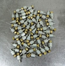 Lincoln 66771 Tube Connector 1/8" Tube To 10-32 Thread Lot of Sixty Two (62)